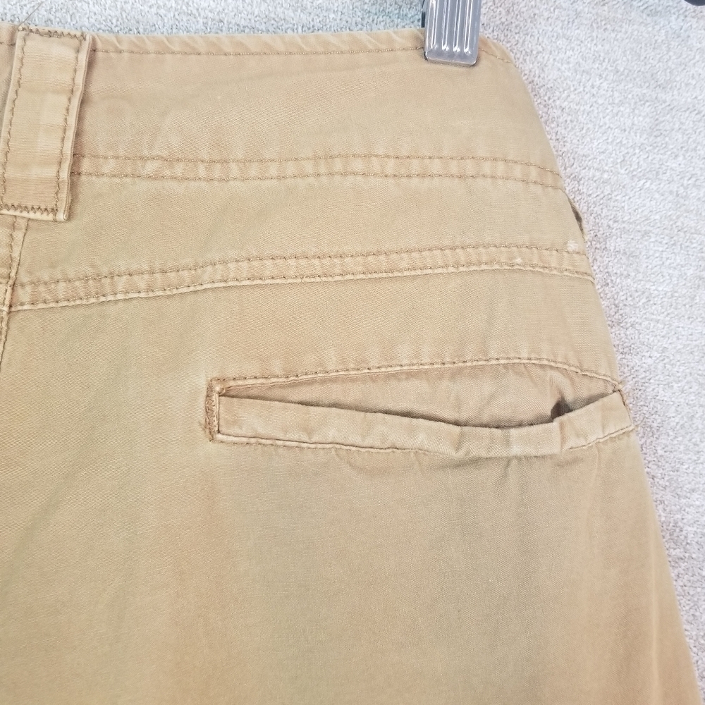 Carbon Men Sz 30 (30x13) Cargo Short Longer Length Khacki Thin Light School (764 - Picture 7 of 13